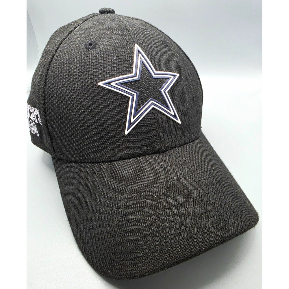 Dallas Cowboys New Era 39THIRTY Hat S/M Black America's Team NFL Flex Fit Cap